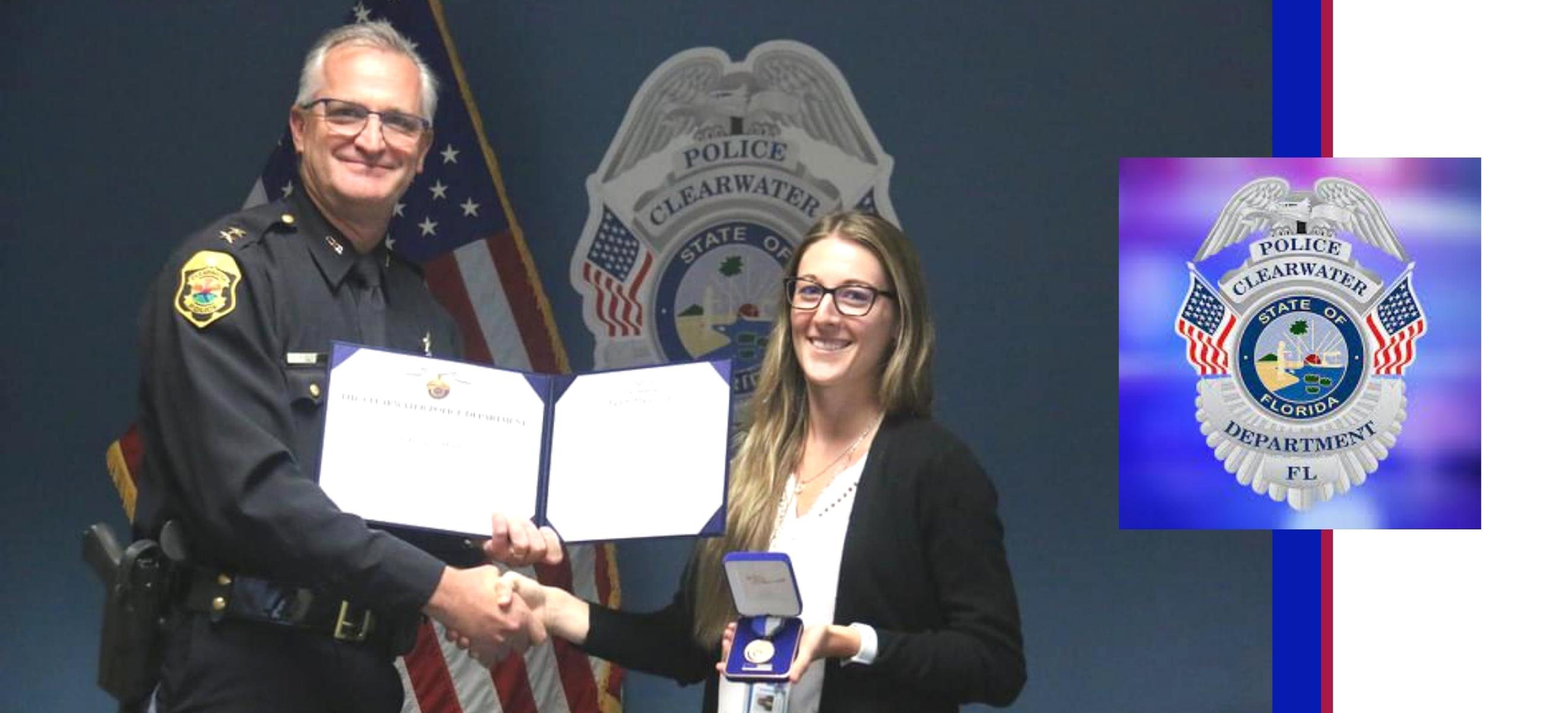 Alumna Awarded for Clearwater Drug Trafficking Investigation