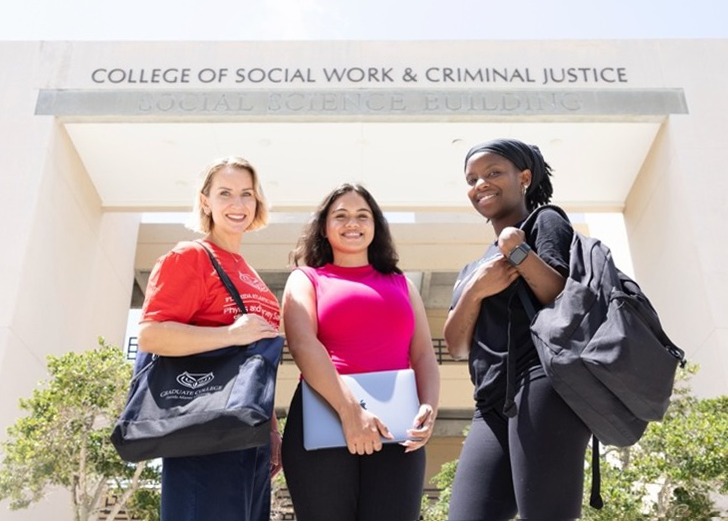 Students posing for photo