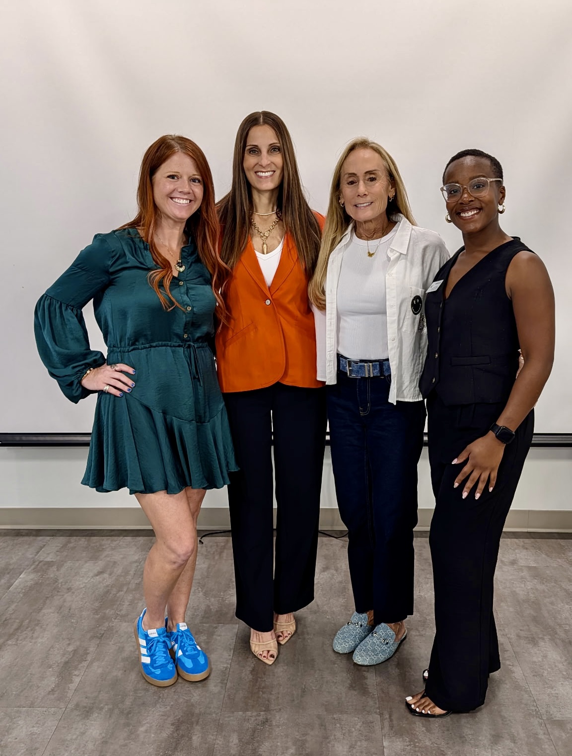Erin Henley, Rachael Schmidt, Robin Rubin, and Danile Jerome