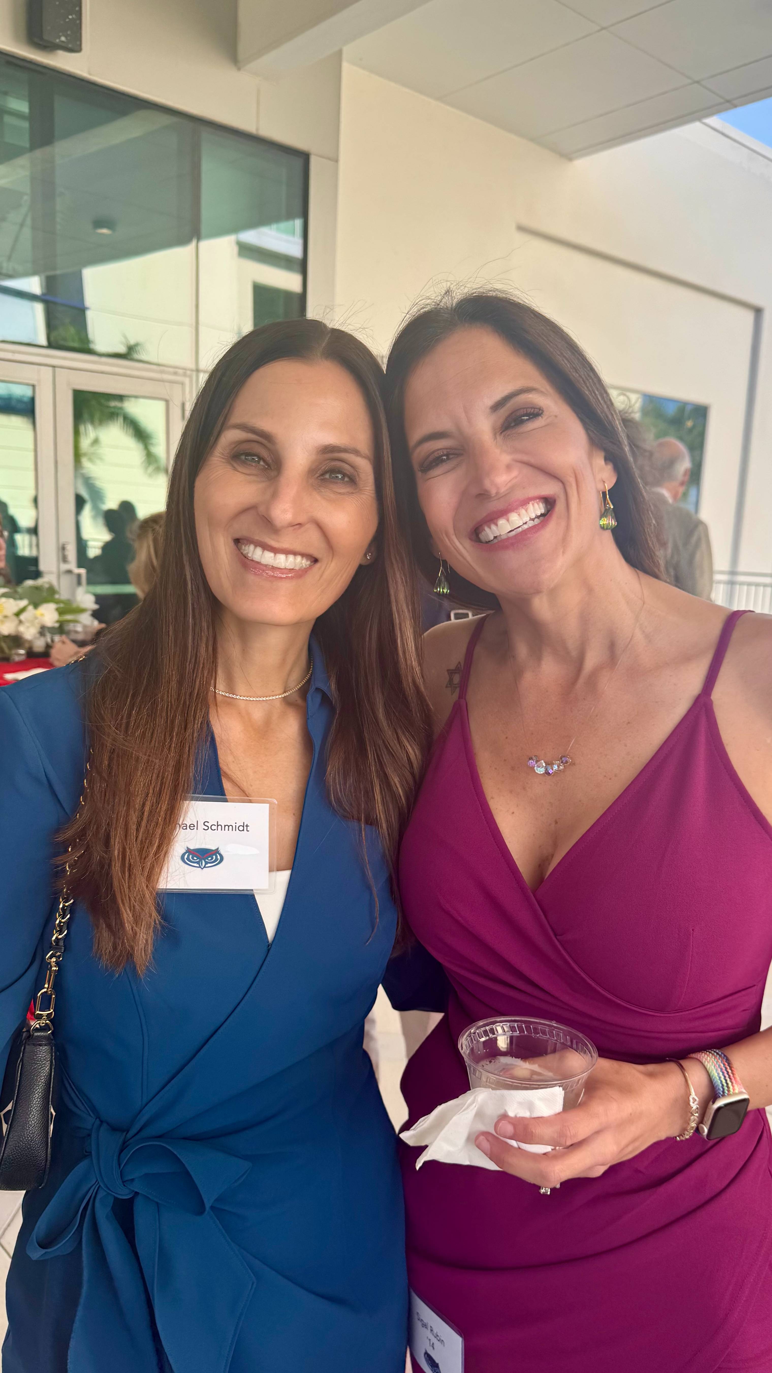 Rachael Smith pictured next to Sigal Rubin