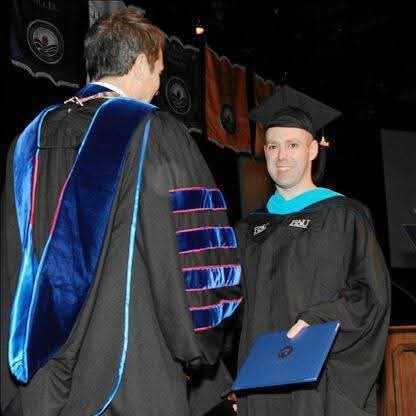 Robert Archer at graduation