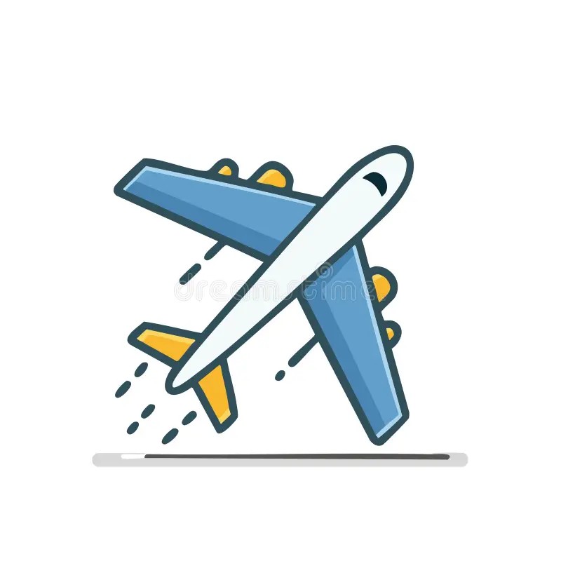 A Home Away From Home: Common Struggles Amongst International Students in the US airplane cartoon