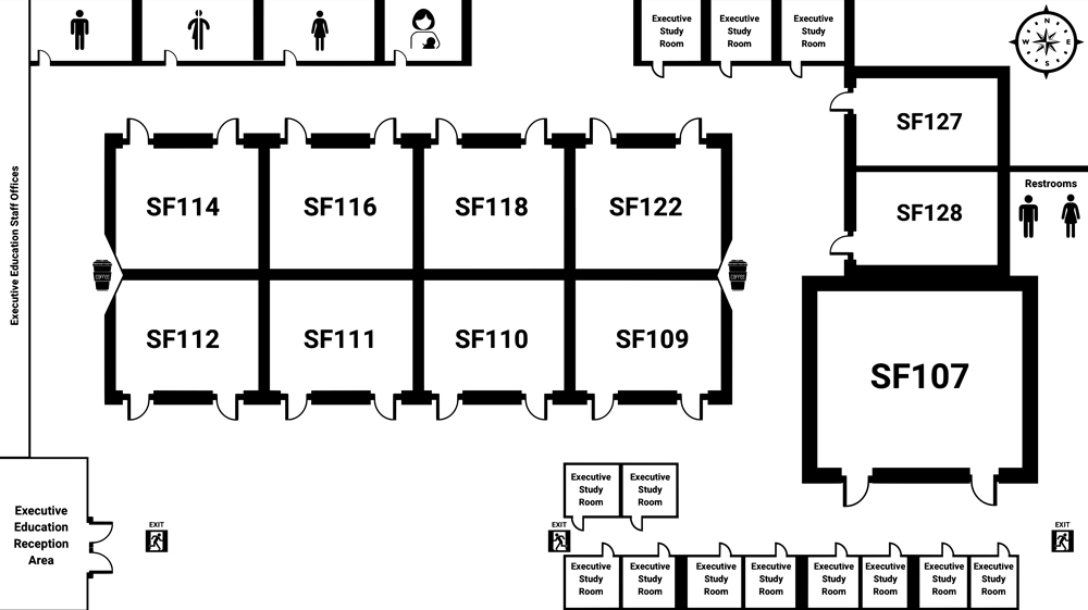 First floor plan of the Schmidt Family Complex