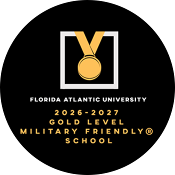 Gold Level Miilitary Friendly School Award for 2025 - 2026 semester