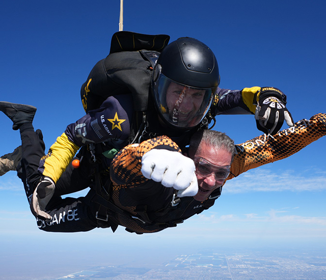 FAU MVSS Leaders Skydive with the U.S. Army Golden Knights