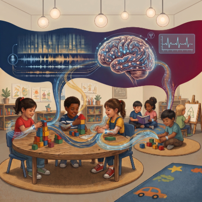 Multimodal Wearable Sensing of Behavioral and Linguistic Signatures of Self-Regulation in Preschool Classrooms